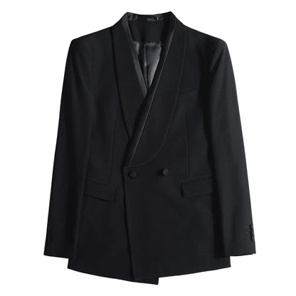 New men's suits, tall and straight, fashionable, cool and versatile. Autumn dress, casual and fitted, cool and stylish