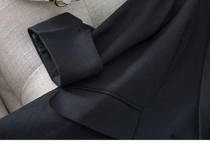 Spring Summer New Style Korean Version Silk Fashion Small Suit Jacket Women Thin Sleeve Seven Button Slim Fit Western Wear