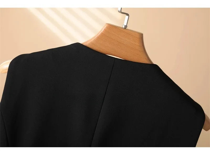 Women Vest Jacket 2026New Fashion Single Button Sleeveless Blazer Vest Coat Korean Slim Short Femme Waistcoat Tops Chaleco Mujer