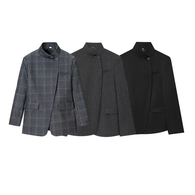 Women's Spring New Blazers & Jackets 2026 Fashion Retro Elegant Office Blazers Unique Youth Comfortable Street Jackets