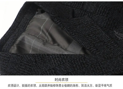 Men's Smart Casual Blazer – Single-Breasted Suit Jacket for Spring & Autumn in Black & Khaki