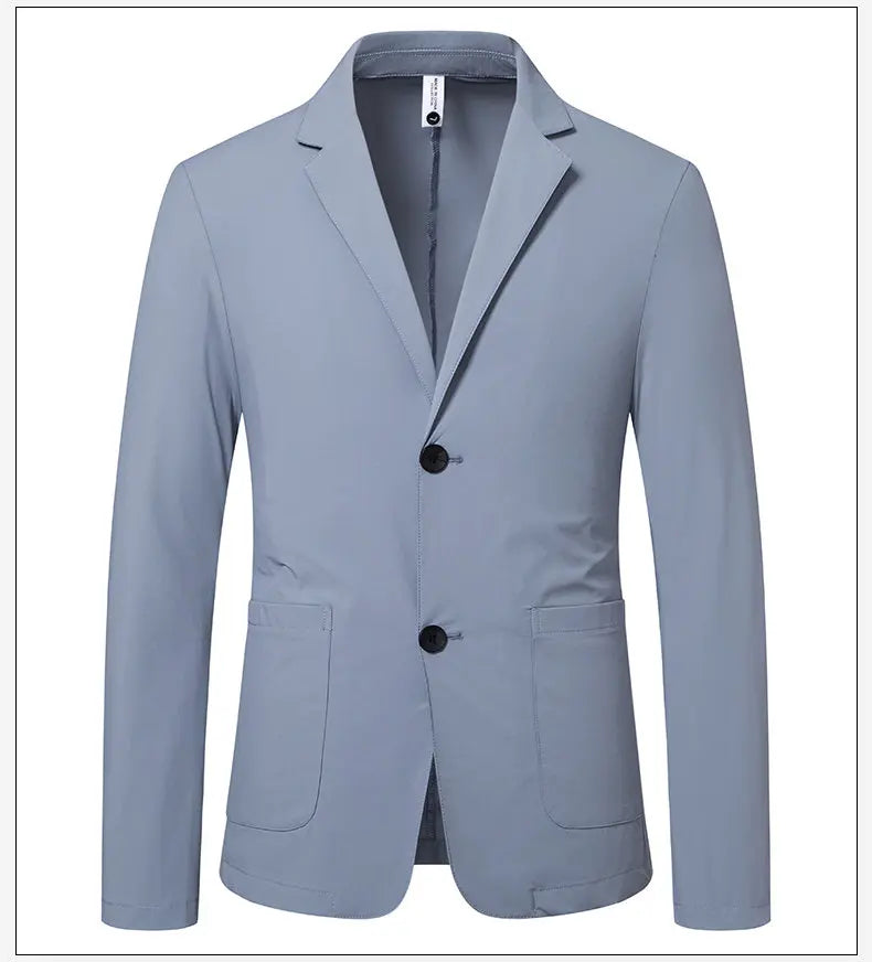 Sun Protection Lightweight Blazer - Fashionable Business Outdoor Travel Wedding Casual Korean Style Men's Lightweight Blazer