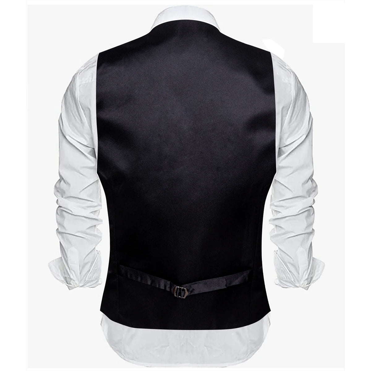 Men's Floral Paisley Vest and Tie Set – Formal Waistcoat with Necktie and Pocket Square for Weddings and Business Events