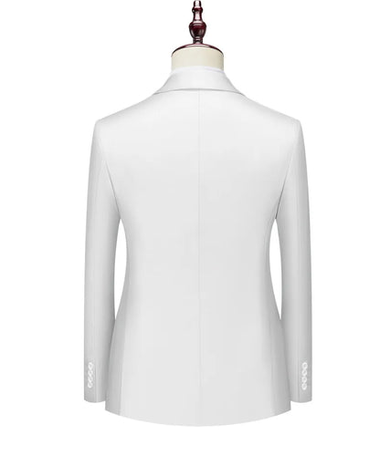 2026 Men Double Breasted Blazer Coats Fashion Solid Mens Wedding Prom Dress Male Business Casual Slim Fit Suits Jacket 6XL