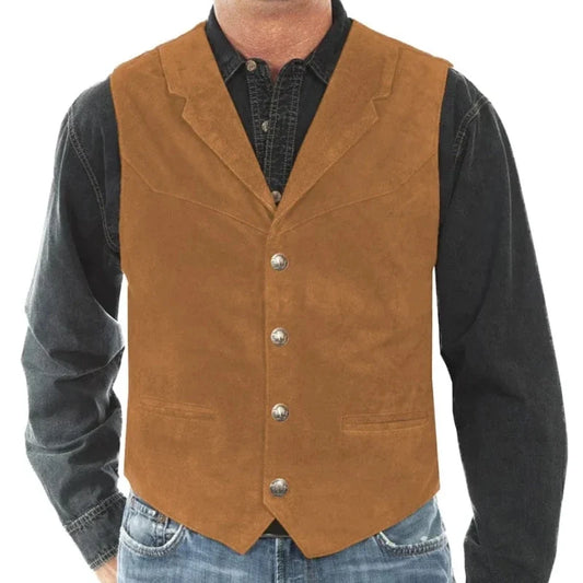Men's Dress Vest Single Breasted Flannel Waistcoat for Formal Wedding Party and Business Occasions