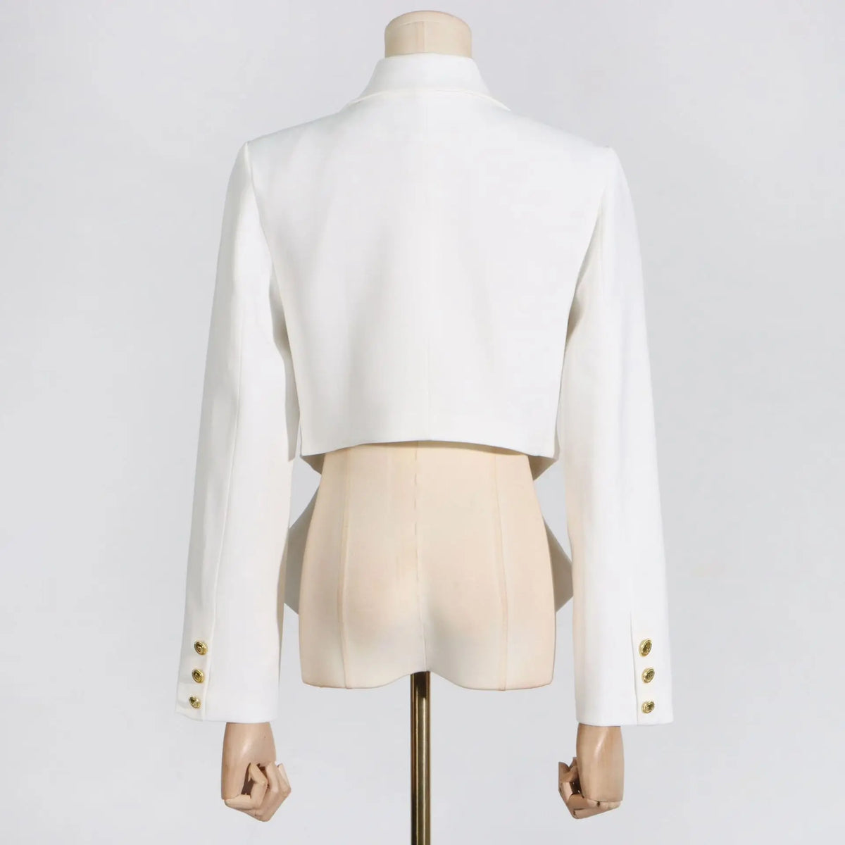 Women Trend Blazer Notched Collar Double Breasted Slimming Elegant Niche Irregular Fashion Jacket New Spring Autumn HK20370