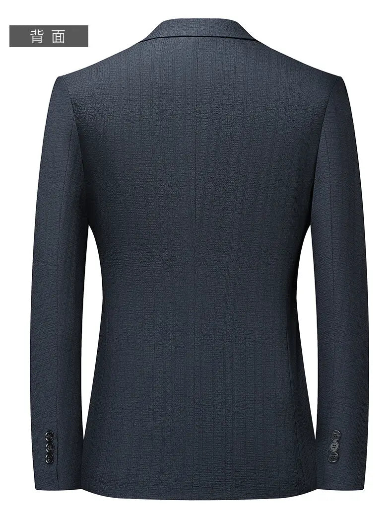 Blazer Men Fashion Gentleman Business Versatile Slimming British Style Solid Colors Hosting Performances Casual Weddings Blazer