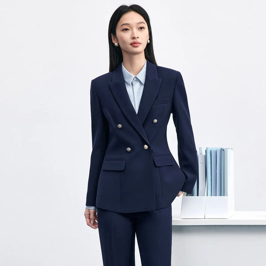 Women's Blazer‌s Slim Fit Coats Autumn 2026 Ladies Office Wear‌ Long Sleeve ‌Jacket‌ Women Formal Clothing 153XA1646