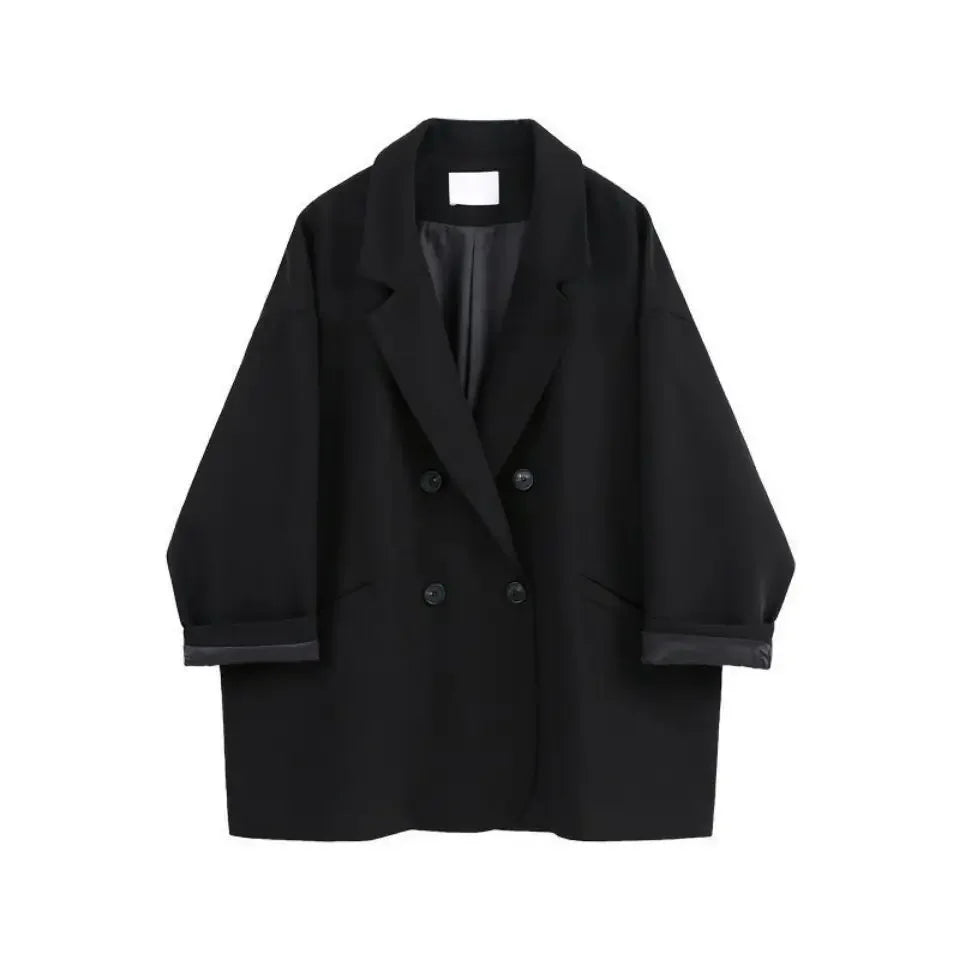 Women's Blazers Over Jacket Dress Brown Female Coats and Jackets Long Clothing Black Outerwear Winter Trend 2025 on Promotion In