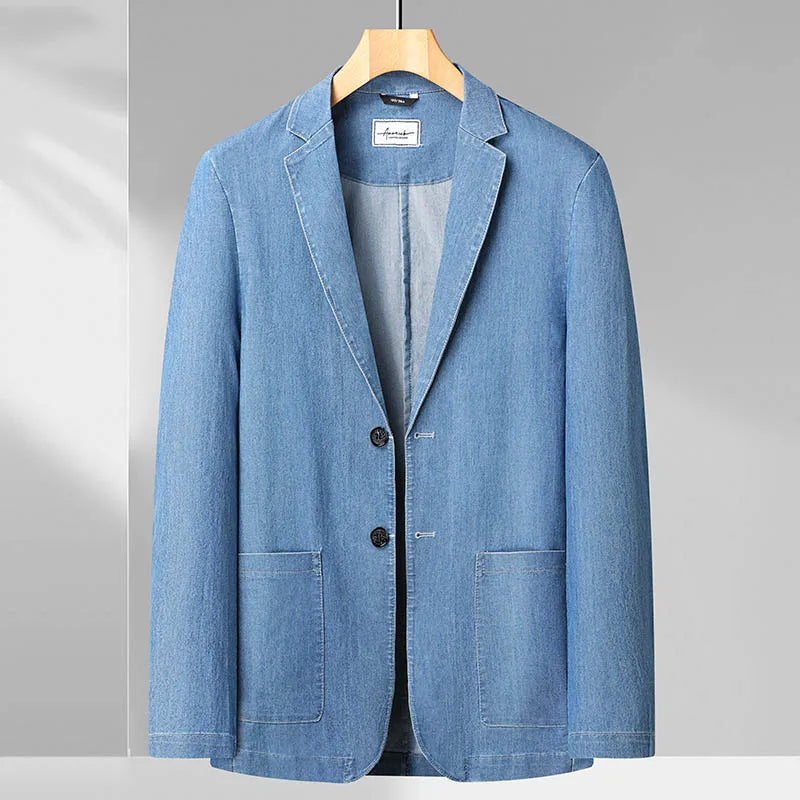 Blazer Men's Fashion Casual Business Slim Fit Party Everything Sports Camping Outdoor Mountaineering Travel Cowboy Blazer