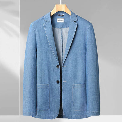 Blazer Men's Fashion Casual Business Slim Fit Party Everything Sports Camping Outdoor Mountaineering Travel Cowboy Blazer