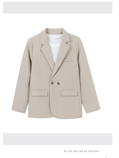Spring/Summer New Men's Suit Business Casual Simple Men's Suit Jacket Soft and Breathable Anti-Wrinkle Men's Shirt