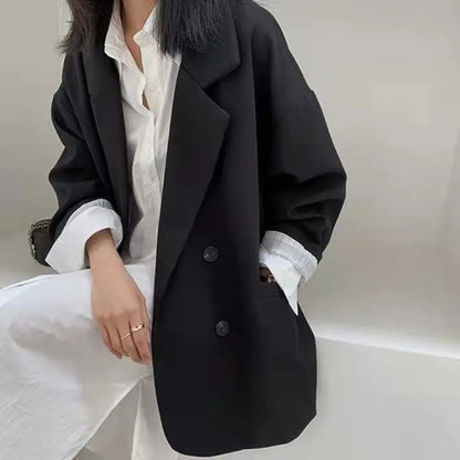 Spring Autumn Women's Blazers Slim Fit Fashion Slimming Elegance Jackets Casual Versatile Coat Outwear for Office Lady Clothing