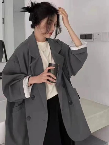 Spring Autumn Women's Blazers Slim Fit Fashion Slimming Elegance Jackets Casual Versatile Coat Outwear for Office Lady Clothing