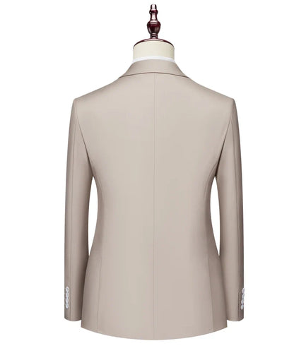 Men's Double Breasted Blazer – Slim Fit Suit Jacket for Wedding, Prom & Business