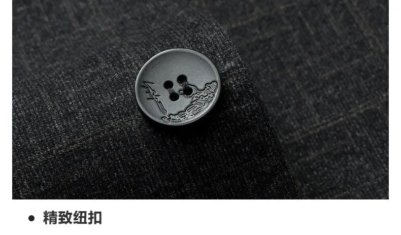 Blazer Outdoor Men's Casual, Fashionable, Sporty, Slimming, Trendy British Style, Versatile Business Gentleman Wedding Blazer