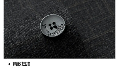 Blazer Outdoor Men's Casual, Fashionable, Sporty, Slimming, Trendy British Style, Versatile Business Gentleman Wedding Blazer
