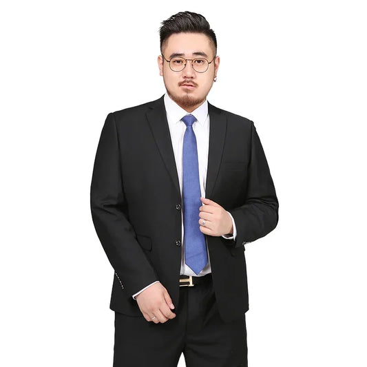 Men's Formal Suit Blazer and Pants Smart Casual Single Breasted for Wedding Office and Business
