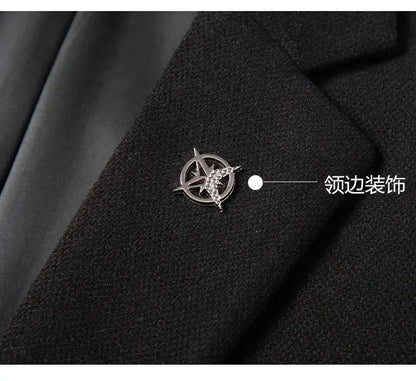 Blazer's New Men's Fashion Outdoor Travel Solid Color, Youthful Wedding, Hosting, Campus Slimming, Casual Korean Version Blazer
