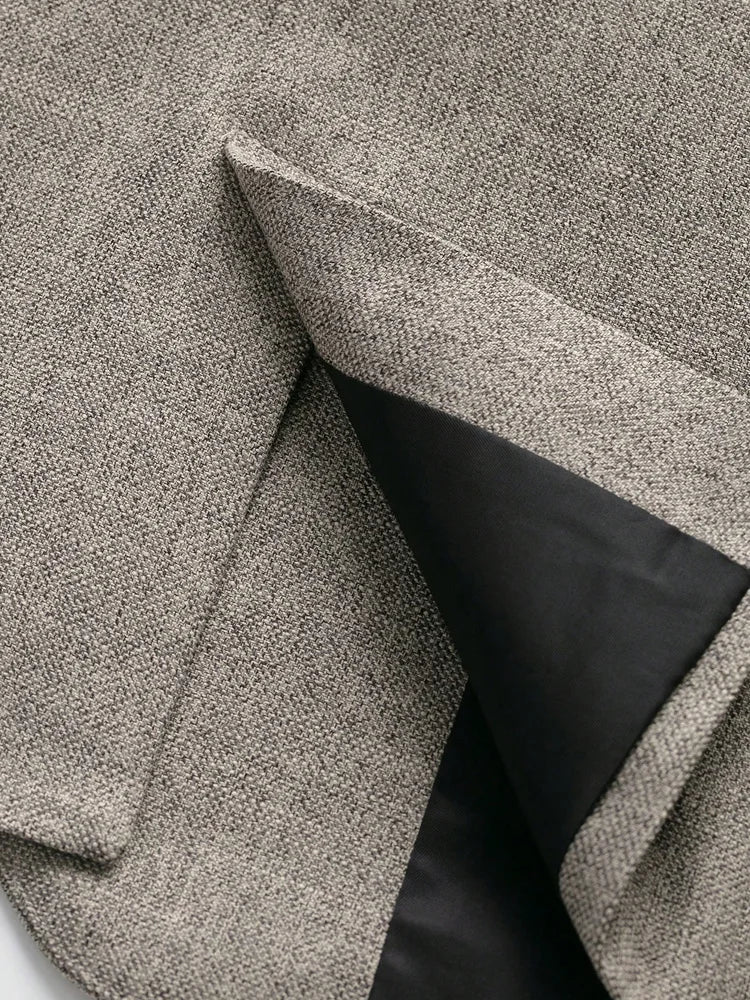 Women's Long Sleeve Blazer Coat Fashion Office Wear with Flap Pockets Casual Chic Outerwear Top