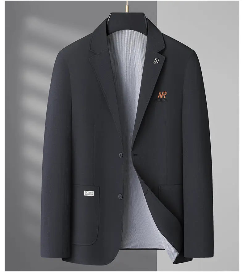 Blazer Men's Fashion Business Outdoor Travel Youth Campus Wedding Versatile Host Shaping Casual Korean Style Thin Style Blazer