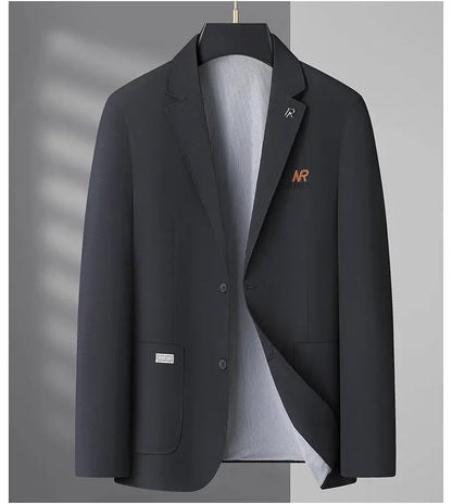 Blazer Men's Fashion Business Outdoor Travel Youth Campus Wedding Versatile Host Shaping Casual Korean Style Thin Style Blazer