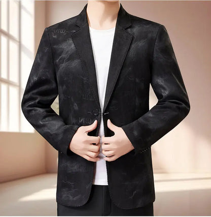 Blazer Men Fashionable Business Outdoor Travel Youth Campus Wedding Versatile Gentleman Host Slim-fit Casual Korean Style Blazer
