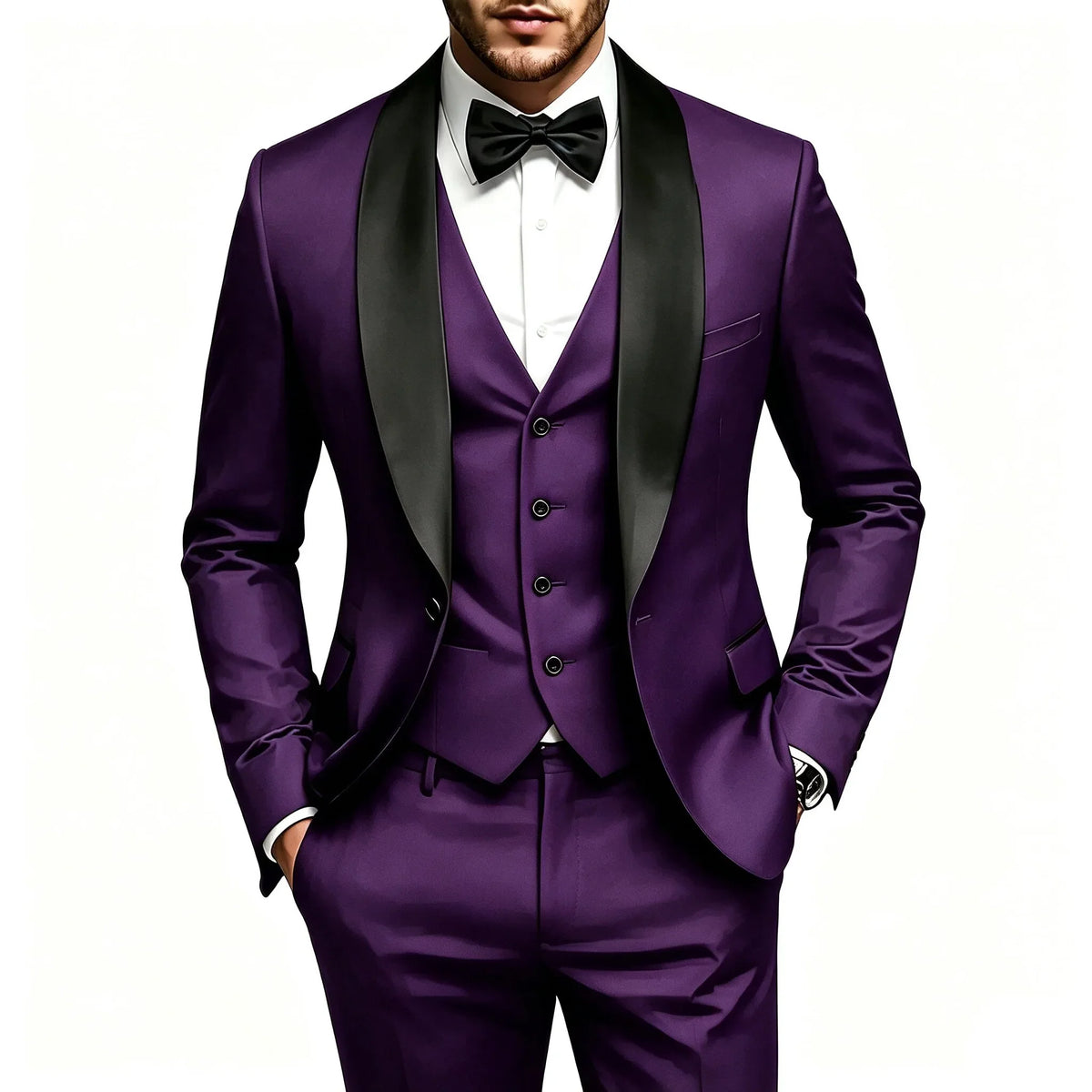 Costume 3 pièces homme, élégant et stylé pour garçons d'honneur et occasions professionnelles, tenue masculine haut de gamme, idéal pour mariages et affaires