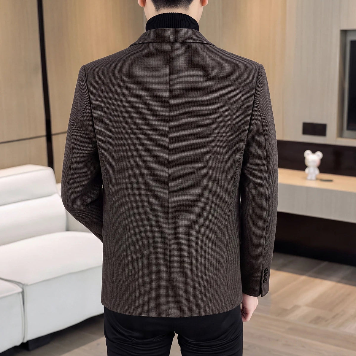 Men's Fashionable Versatile Suit 2026 Autumn Winter New Design Quality Outerwear for Business Casual Wear Trendy All-Match Jacke