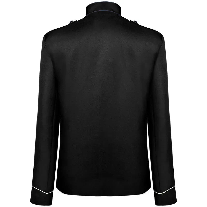 Blazer - Men's Medieval Revival Banquet Formal Wear Studio Wedding Performance Costume Drummer Costume Halloween Fashion Casual