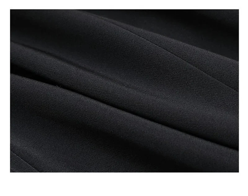 Autumn New Casual Lined Blazer Vest For Women Korean Loose Single Buckle Sleeveless Suit Coat Female Waistcoat Black Vest