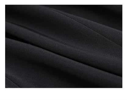 Autumn New Casual Lined Blazer Vest For Women Korean Loose Single Buckle Sleeveless Suit Coat Female Waistcoat Black Vest