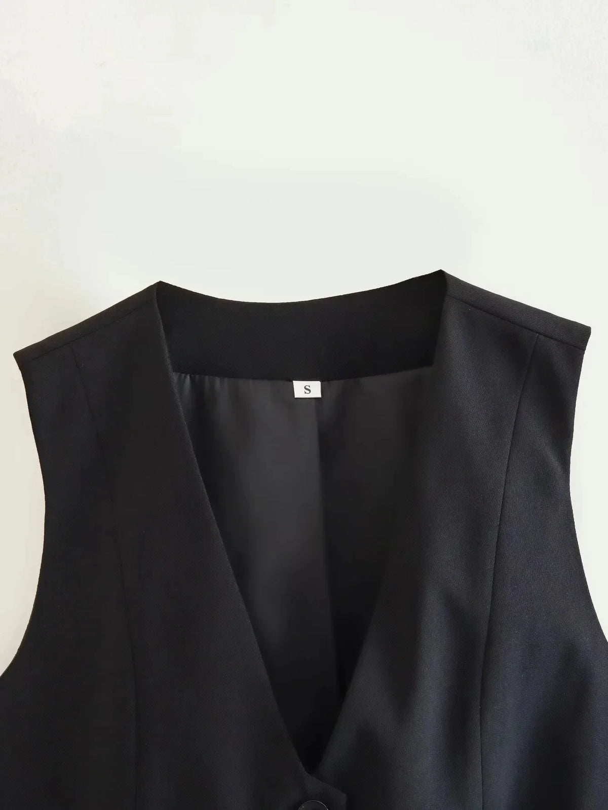 Fashion Women Vest Sleeveless Vests for Women Chic V-Neck Single-Breasted Ladies Elegant White Waistcoat Tops