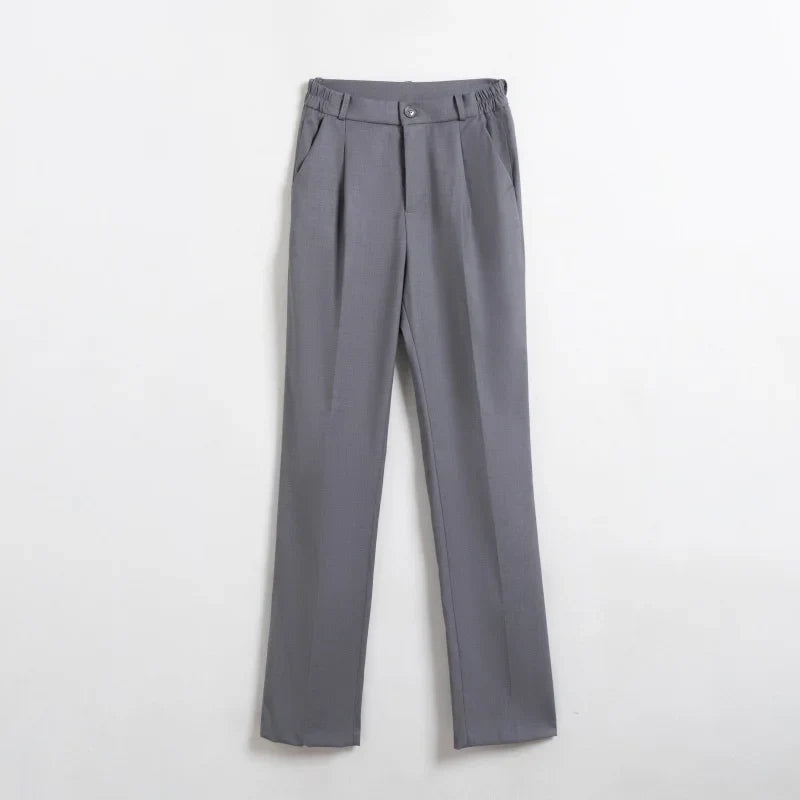2024 fashionable professional womens clothing. Two-piece long-sleeved suit + pants. High quality slim fit womens business