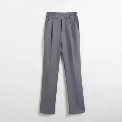 2024 fashionable professional womens clothing. Two-piece long-sleeved suit + pants. High quality slim fit womens business