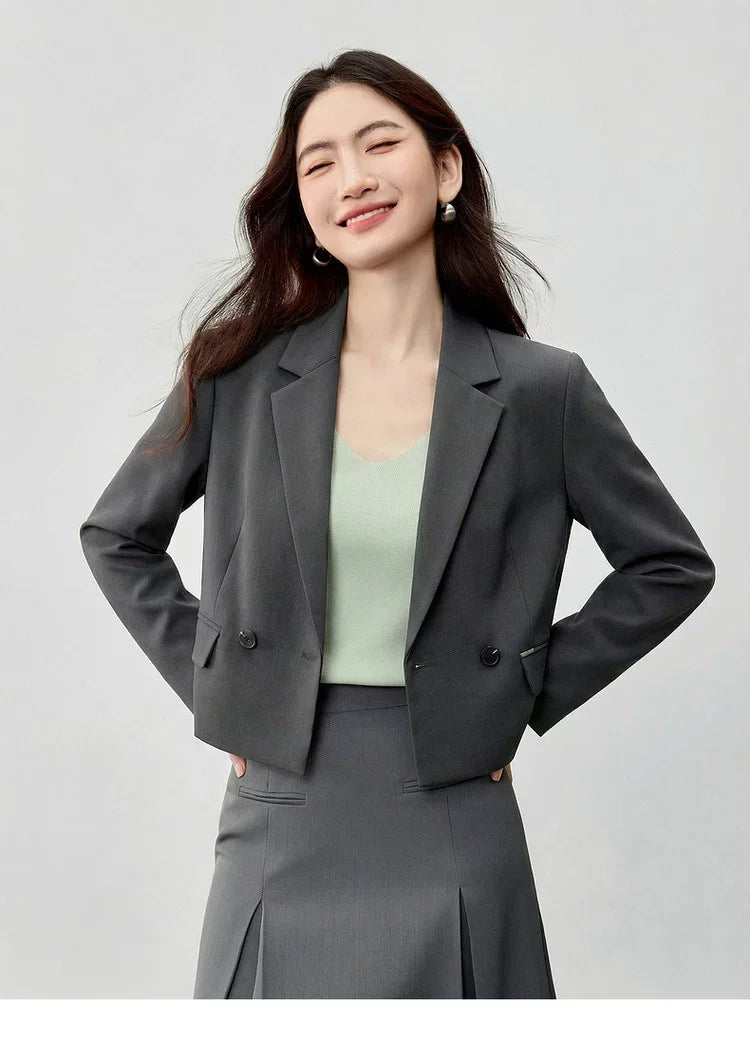 Women's Work Wear Blazer Commuter Suit Jacket 2026 Spring Office Lady Fashion Elegant Female Outfits 161XC6457X