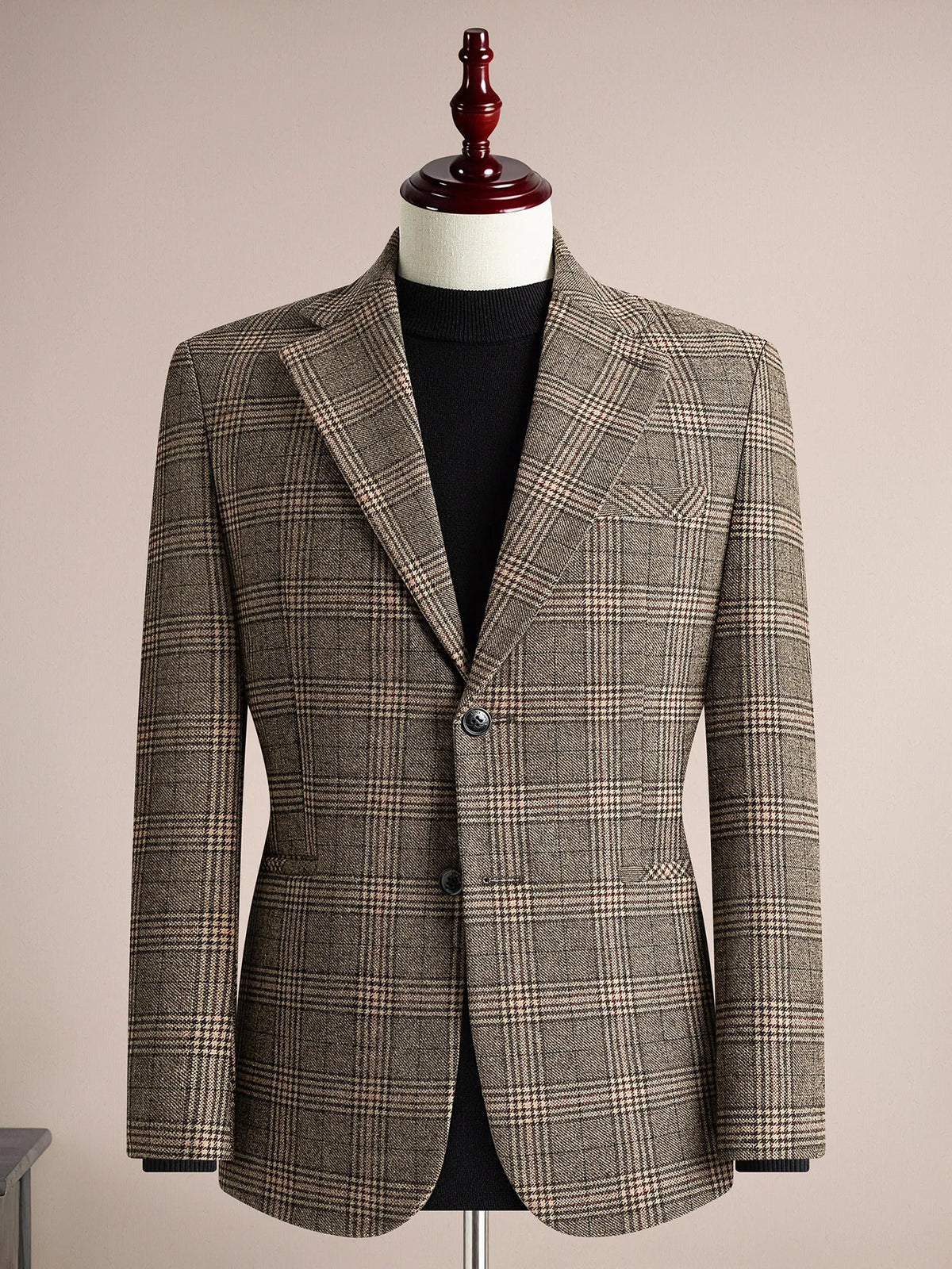 High Qualitys 50% Woolen Men's Suit Jacket Autumn Winter Thicken Warm Business Slim Fit Casual Wedding Groom Coats Tailcoat