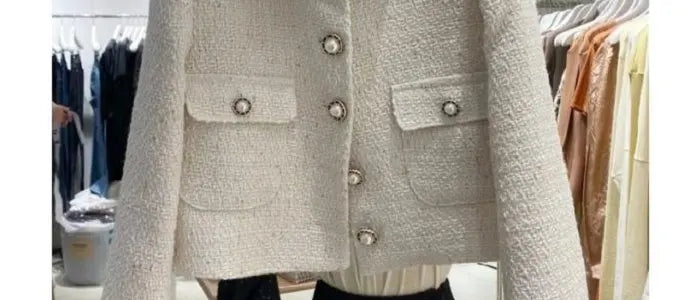 Fashionable Short Tailored Jacket Women's Loose Fit Perfume Style Korean Version Spring Autumn New Popular West Suit Top