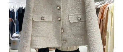 Fashionable Short Tailored Jacket Women's Loose Fit Perfume Style Korean Version Spring Autumn New Popular West Suit Top