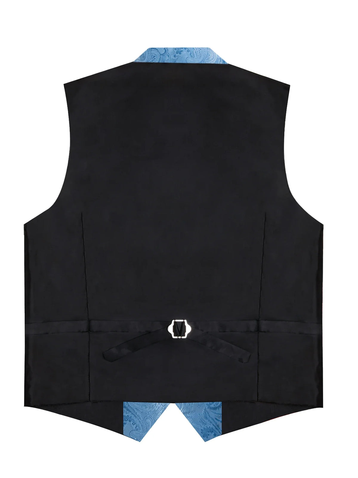 Men's Suit Vest & Tie Set – Paisley Jacquard Waistcoat for Weddings and Formal Occasions