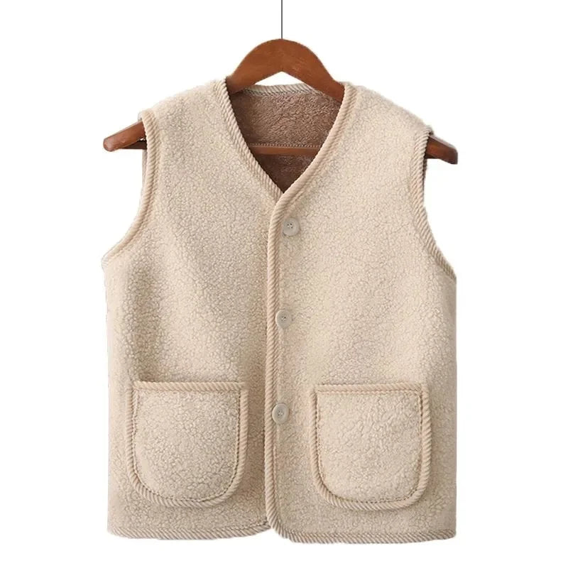 Women Large Size 5XL Parkas Waistcoat Coat Autumn Winter Female Cotton Padded Sleeveless 2025 Lady Lamb Down Cotton Vest Jacket