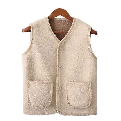 Women Large Size 5XL Parkas Waistcoat Coat Autumn Winter Female Cotton Padded Sleeveless 2025 Lady Lamb Down Cotton Vest Jacket