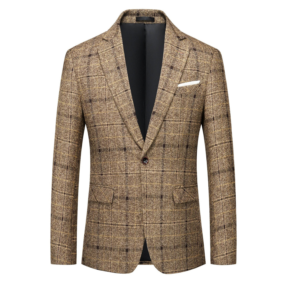 Men's 2025 Three-piece Suit Set One Button Fashion Wedding Business Casual Work Formal Vest Trousers M-5XL