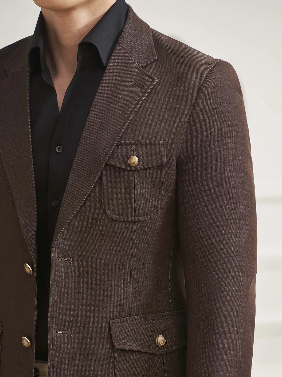 High Quality Men's Denim Style Suit Jacket Vintage Luxury Slim Fit Business Fashion Casual Suit Coat Formal Wedding Tuxedos