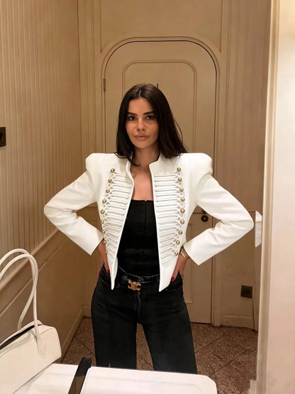 Women's Jackets Autumn 2026 New Fashion Retro Slim Short Elegant Warm Jackets Women's Street Chic Youth Travel Holiday Coats