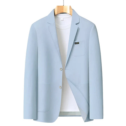 2026 Spring/Summer New High-End Suit Jacket Men's Lightweight Soft and Breathable Fashion Business Casual Jacket Top