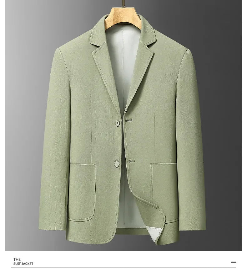 Blazer Outdoor Men's Casual, Fashionable, Sporty, Slimming, Trendy British Style, Versatile Business Gentleman Wedding Blazer