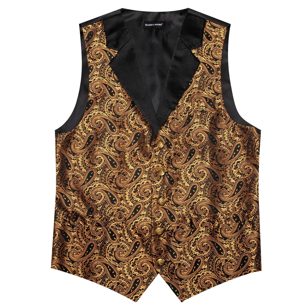Men's Jacquard Paisley Vest Notched Lapel 3-Piece Set for Weddings & Formal Events – Purple