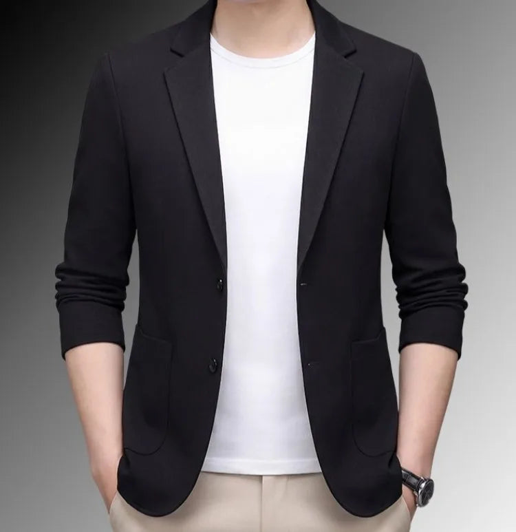 Men's Premium Linen Blend Casual Blazer, Summer Breathable UV Protection Jacket