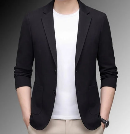 Men's Premium Linen Blend Casual Blazer, Summer Breathable UV Protection Jacket